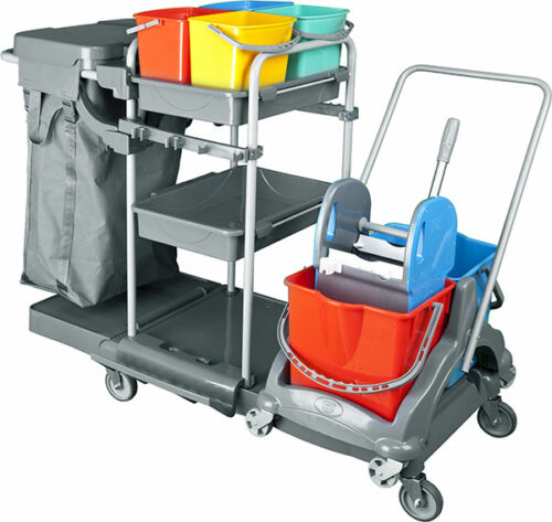 Chariot de Nettoyage Professionnel EN PP Grande Capacité