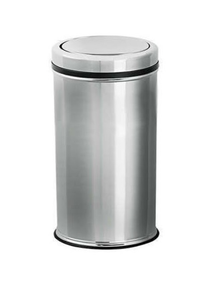 POUBELLE INOX À COUVERCLE BASCULANT 45L